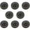 Lippert 8K quad‑axle electric brake assemblies with 12‑1/4″ threaded hubs 8‑on‑6.5 Dexter Al‑Ko Rockwell