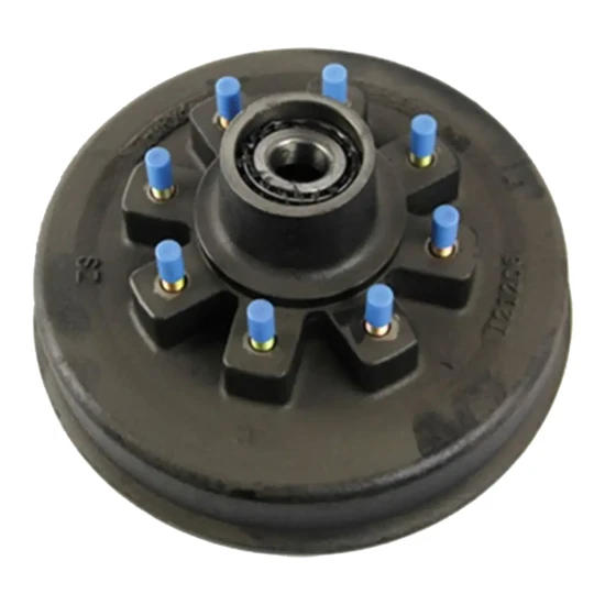 Lippert 8K self‑adjusting 12.25 × 3.38 RH electric brake with threaded hub drum 8‑on‑6.5 5/8″ studs bundle, Dexter compatible