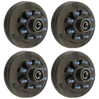 Lippert 12 inch electric brake and 8K threaded hybrid hub drum kit 8 on 6.5 Dexter compatible