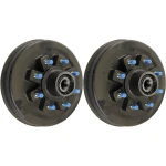 Lippert 16K Electric Brake (7‑Bolt) & Threaded Hub (8 on 275 mm M22) Kit – Dexter Compatible
