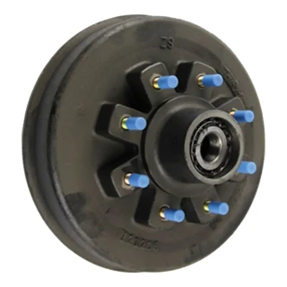 Lippert 16K LH 12‑1/4x5 7‑bolt electric brake & threaded hub 8 on 275 mm M22 studs, Dexter Al‑Ko Rockwell compatible