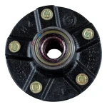 Lippert 2,200 lb trailer idler hub 8‑pack, 5 on 4‑1/2 bolt pattern, 1/2″ studs, Dexter compatible, fits 8‑12″ wheels
