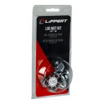 Lippert 7x1.25 2,200-lb Left Electric Brake & Hub Kit – 5 on 4.5 – Spindle, Dust Cap, 6-Pack Lug Nuts