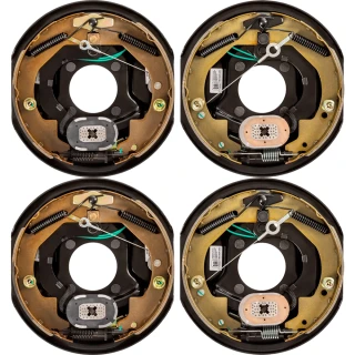 Lippert 4-Pack 10 x 2.25 Electric Trailer Brake Assemblies for 3,500 lb Axles