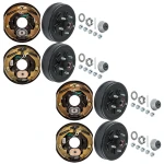 Lippert 3,500 lb Tandem Axle Self-Adjusting Trailer Brakes and Pre-Greased Hubs