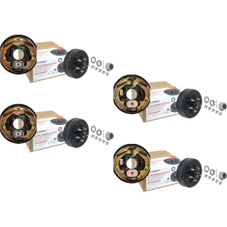 Lippert 3,500 lb Tandem Axle Self-Adjusting Trailer Brakes and Pre-Greased Hubs