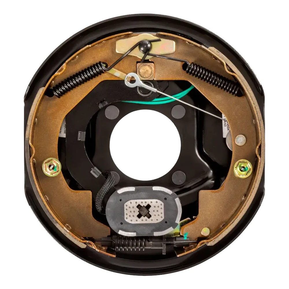 lippert 3.5k self-adjust 10x2.25 electric brake and 10-inch drum hub kit left-hand 5-on-4.5 dexter al-ko rockwell compatible