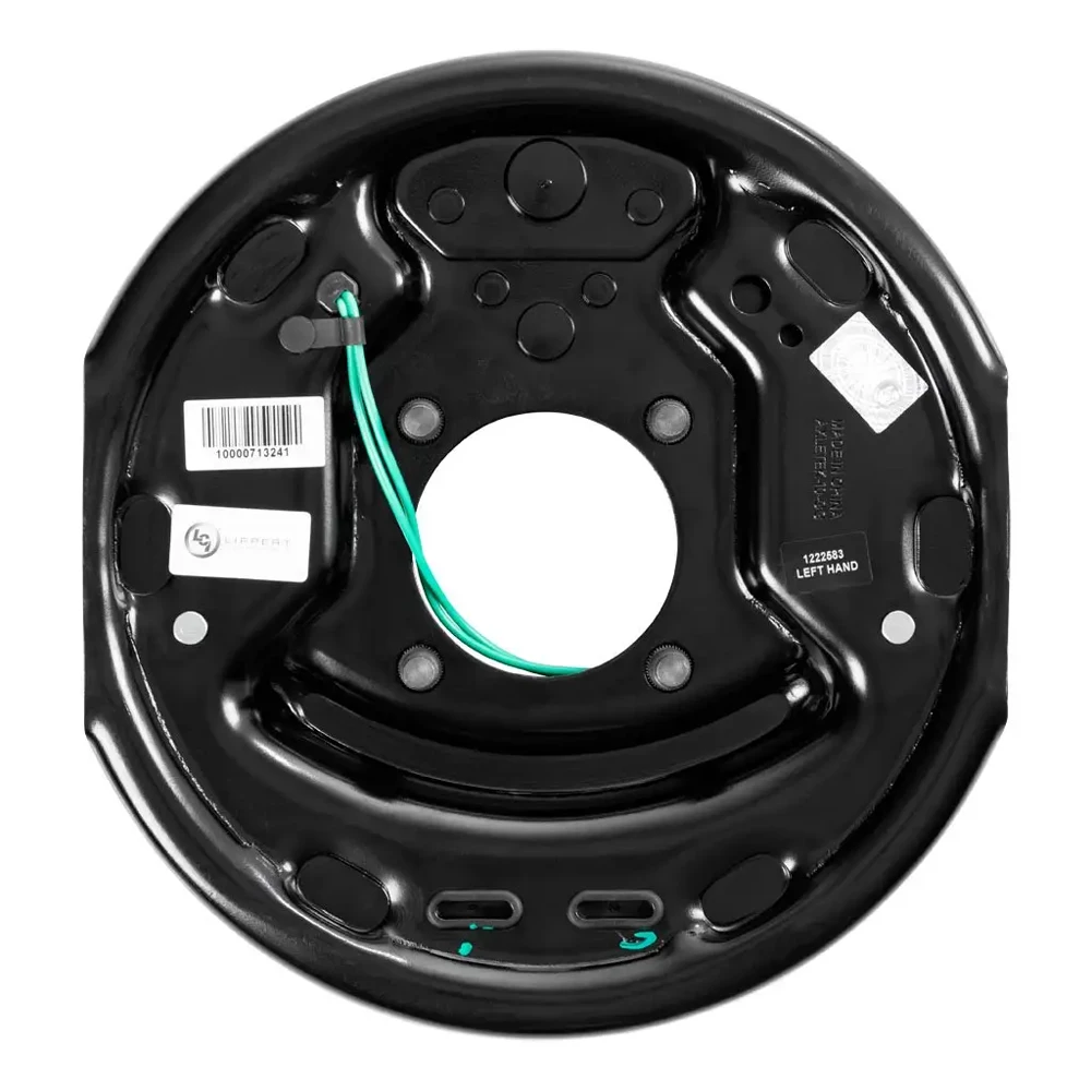 lippert 3.5k self-adjust 10x2.25 electric brake and 10-inch drum hub kit left-hand 5-on-4.5 dexter al-ko rockwell compatible