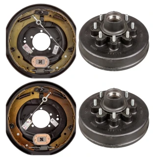 Lippert 12 inch 7K electric trailer brake & hub drum kit 8 on 6.5 bolt pattern Dexter compatible
