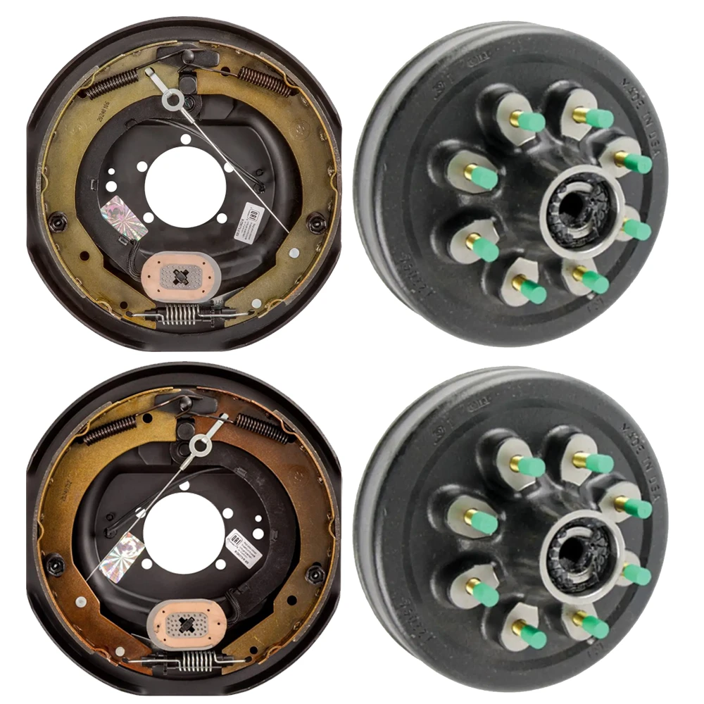 Lippert 12 inch brake and oil bath hub drum kit 7K standard 8K hybrid 8 on 6.5 9/16 stud