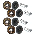 Lippert 12x2 Tandem Axle Forward Self-Adjusting Trailer Brake & Hub Kit, 6 on 5.5