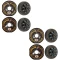 Lippert 12×2 self‑adjusting 7K electric brake and 8‑on‑6.5 8K oil-bath hub‑drum tandem‑axle kit fits Dexter Alko Rockwell trailers