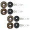 Lippert 7K trailer brake & 8‑on‑6.5 hub‑drum kit with bearing packs, Dexter & Alko compatible
