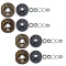 Lippert 7,000‑lb tandem‑axle 12‑inch electric brake & 8‑on‑6.5 drum hub kit with bearings – Dexter, Alko, Rockwell compatible