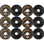 Lippert 6-Pack 12 x 2 Forward Self-Adjusting Electric Trailer Brake Assembly for Triple Axle