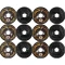 Lippert 6-Pack 12 x 2 Forward Self-Adjusting Electric Trailer Brake Assembly for Triple Axle