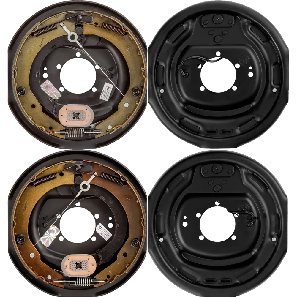 Lippert 7K standard / 8K hybrid 12-inch brake & threaded hub-drum kit, 8-on-6.5 pattern