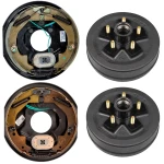 lippert 3500 lb electric brake and 10 inch drum hub kit 5 on 4.5 pattern dexter alko rockwell