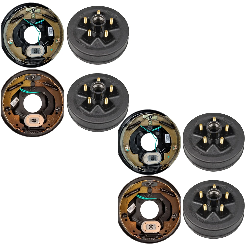 Lippert 3,500-lb tandem-axle electric brake & 10″ hub-drum kit, Dexter, AL-KO, Rockwell compatible