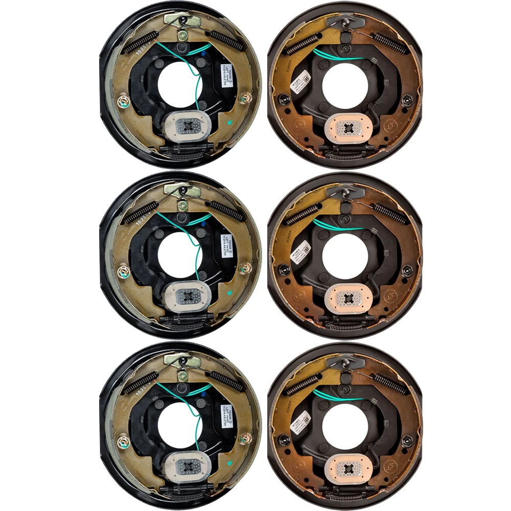 Lippert 6-Pack 10 x 2.25 Electric Trailer Brake Assemblies for 3,500 lb Triple Axles