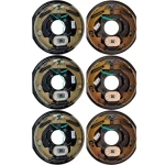 Lippert 6-Pack 10 x 2.25 Electric Trailer Brake Assemblies for 3,500 lb Triple Axles