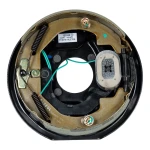 Lippert 10×2.25 LH electric brake with parking & 10-inch drum hub kit for 3,500-lb Dexter, AL-KO, Rockwell trailer axles
