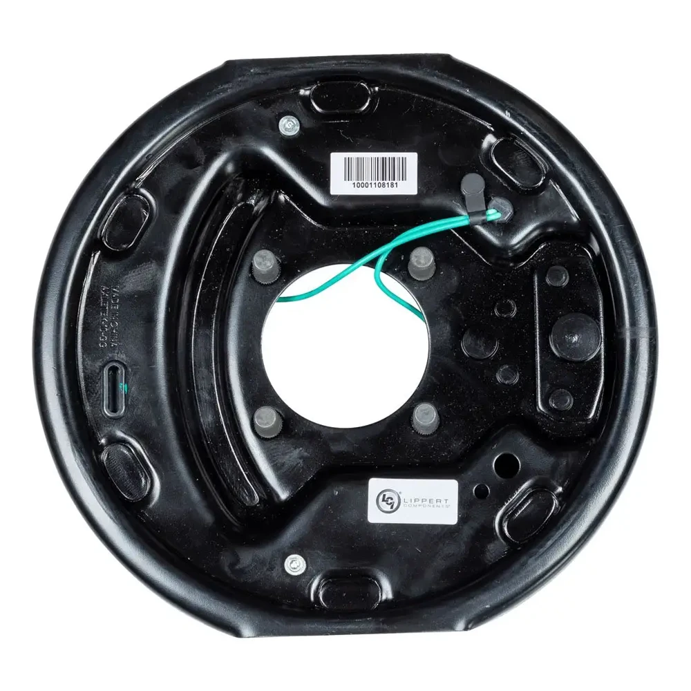 Lippert 10×2.25 LH electric brake with parking & 10-inch drum hub kit for 3,500-lb Dexter, AL-KO, Rockwell trailer axles