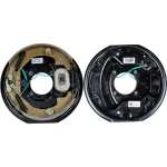 Lippert 10×2.25 LH electric brake with parking & 10-inch drum hub kit for 3,500-lb Dexter, AL-KO, Rockwell trailer axles
