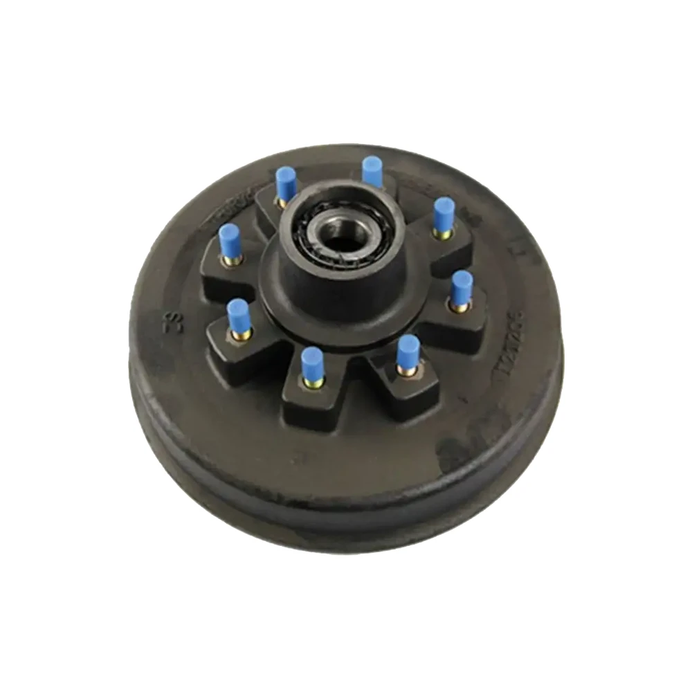 lippert 12k brake drum hub pair 8-on-6.5 5/8 stud fits 16 dual 17.5 wheels dexter alko compatible
