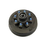 lippert 12k brake drum hub pair 8-on-6.5 5/8 stud fits 16 dual 17.5 wheels dexter alko compatible