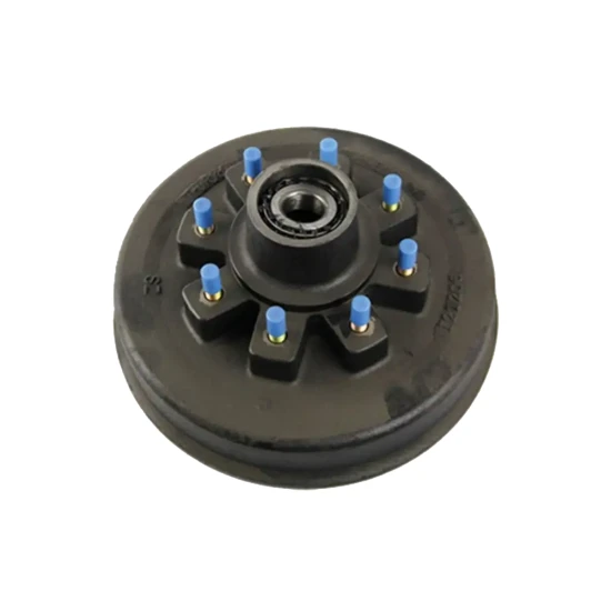 lippert 12k brake drum hub pair 8-on-6.5 5/8 stud fits 16 dual 17.5 wheels dexter alko compatible