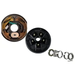 Lippert right-hand 10×2.25 electric brake & 5-on-4.5 drum-hub kit for 3,500-lb trailer axle – Dexter / Alko compatible