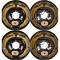 Lippert 4-Pack 12" x 2" Electric Trailer Brake Assemblies for Tandem Axles (Left & Right), 5.2K-7K lbs