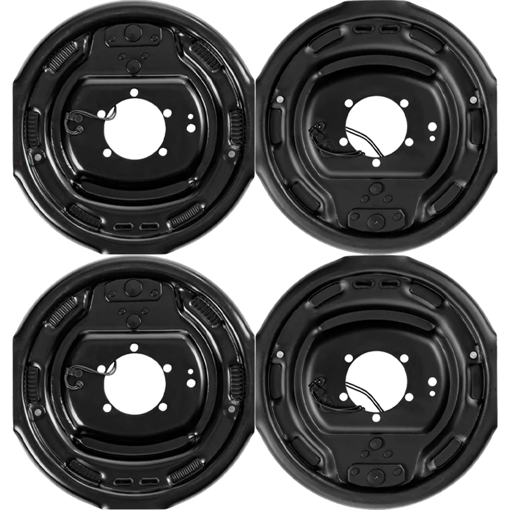 Lippert 12″ manual‑adjust electric brakes with oil‑bath 8‑on‑6.5″ drum hubs, 7K standard / 8K hybrid axle kit, fits Dexter Alko Rockwell