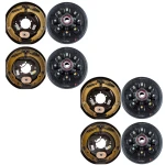 lippert 12 inch brake assemblies & fully assembled 8‑on‑6.5 drum hub kit, dexter alko rockwell compatible, 7k axle