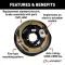 Lippert 12‑inch electric brake assemblies with 6‑on‑5.5 drum hubs and bearing kits, Dexter/Alko/Rockwell compatible for 6K axle