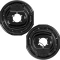Lippert 12‑inch electric brake assemblies with 6‑on‑5.5 drum hubs and bearing kits, Dexter/Alko/Rockwell compatible for 6K axle