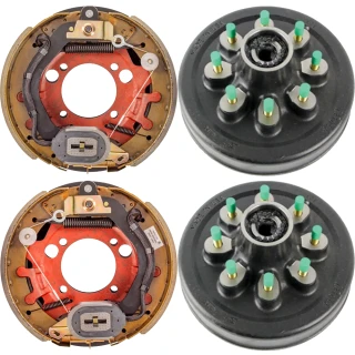 lippert 8k 12.25x3.38 self-adjust brake & threaded hub kit 8-on-6.5 9/16 dexter compatible