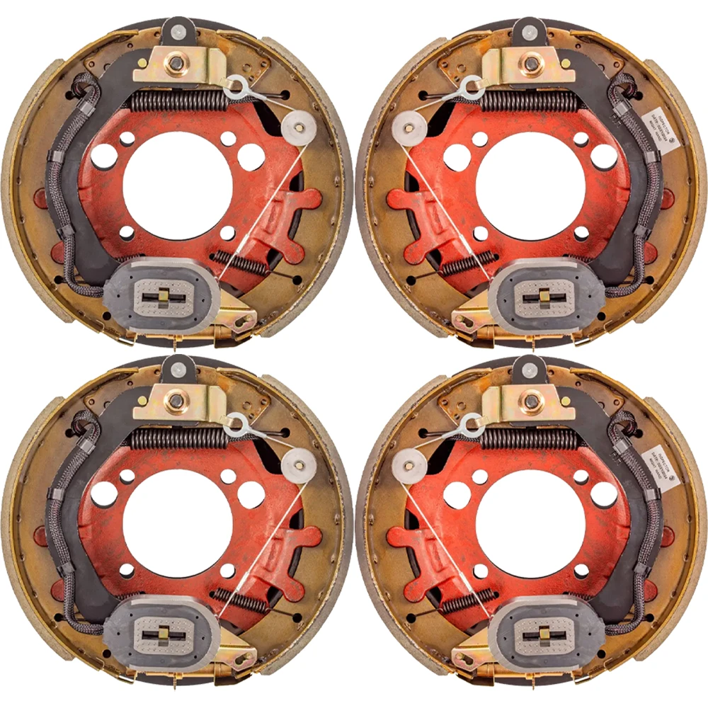 Lippert 8K tandem-axle 12.25×3.38 electric brake assemblies with oil-bath hubs 8-on-6.5, Dexter/Alko compatible