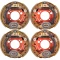 Lippert 8K tandem-axle 12.25×3.38 electric brake assemblies with oil-bath hubs 8-on-6.5, Dexter/Alko compatible