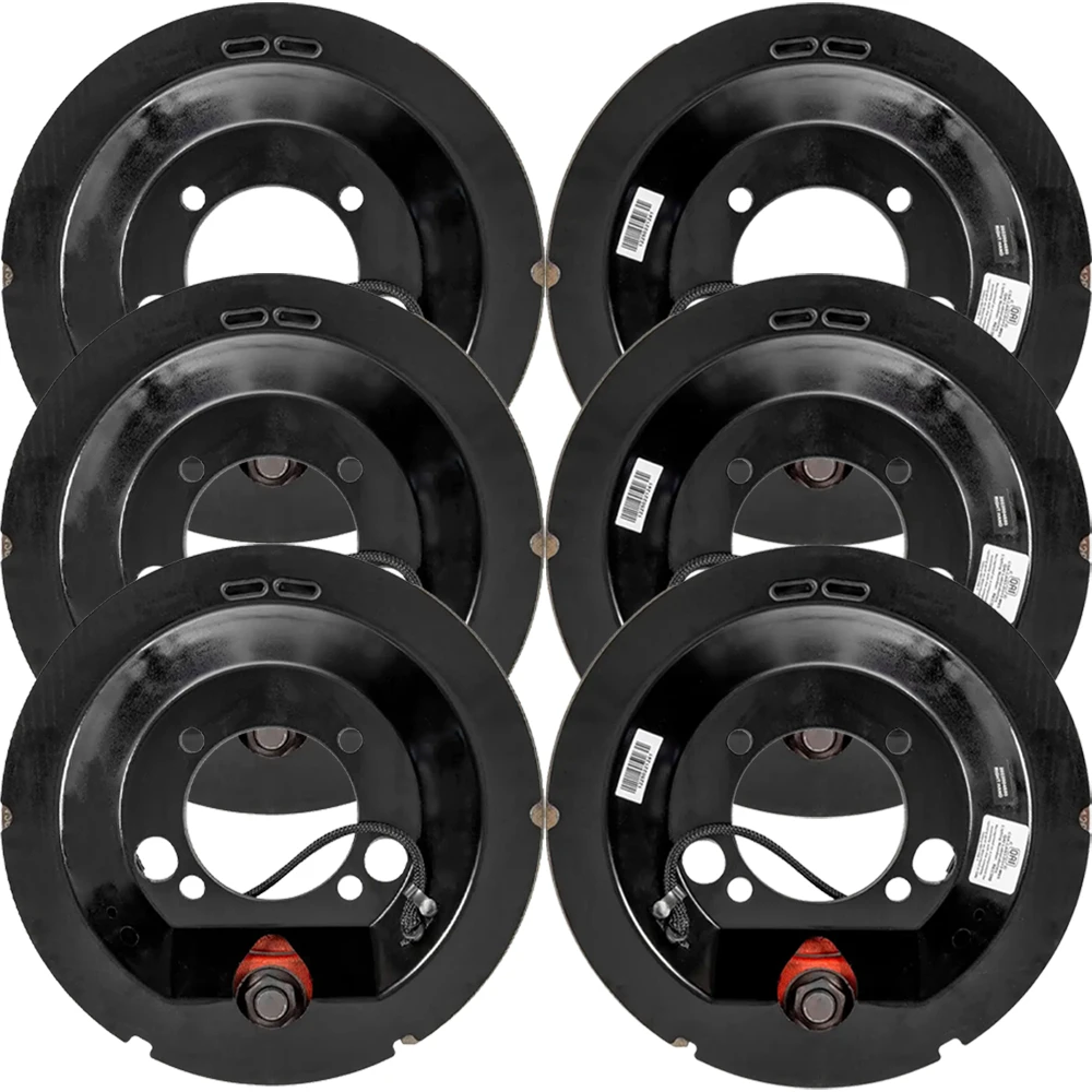 lippert 8k triple-axle electric brake assemblies & oil-bath hub kit dexter alko compatible 8-on-6.5