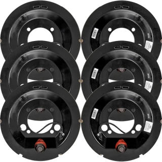 lippert 8k triple-axle electric brake assemblies & oil-bath hub kit dexter alko compatible 8-on-6.5