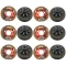 lippert 8k triple axle 12.25x3.38 electric brakes and 8-on-6.5 5/8 oil-bath hubs dexter compatible