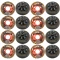 Lippert 8K quad‑axle electric brake assemblies with 12‑1/4″ threaded hubs 8‑on‑6.5 Dexter Al‑Ko Rockwell
