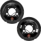 Lippert 8K 12.25×3.38 electric brake assemblies & 8-on-6.5 grease hubs kit