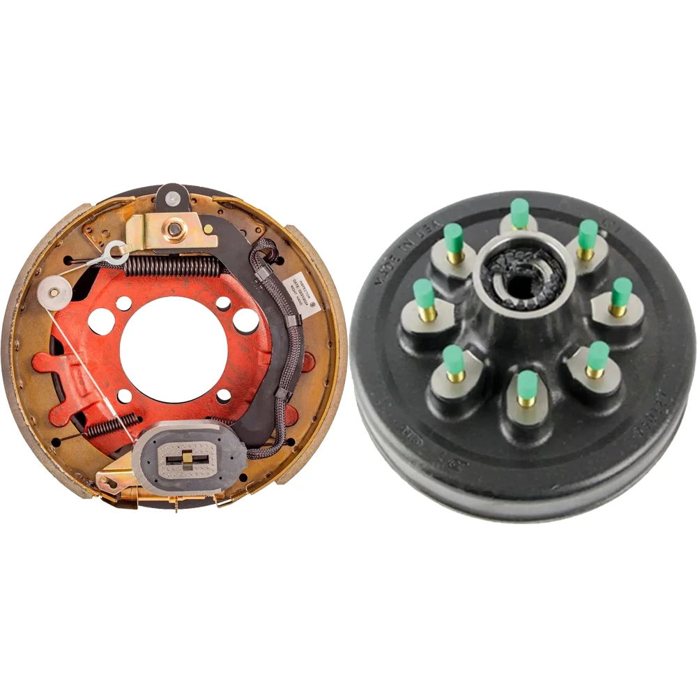 Lippert 8K right-hand 12.25×3.38 electric brake & oil-bath brake hub assembly kit compatible with Dexter, Alko, Rockwell