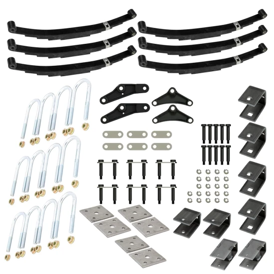 Lippert Triple Axle Suspension Kit – 3" Tube, 3,000 lb Springs, 33" Spacing, Equalizer, Hangers