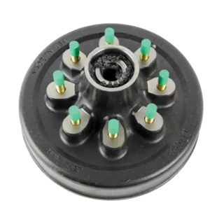 Lippert 8K right-hand 12.25×3.38 electric brake & oil-bath brake hub assembly kit compatible with Dexter, Alko, Rockwell