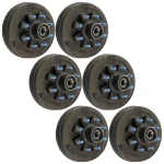 Lippert 8K 8 on 6.5 Trailer Hub & Drum Assembly 6-Pack – Fits Dexter, Alko