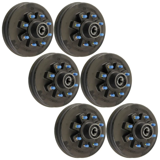 Lippert 8K 8 on 6.5 Trailer Hub & Drum Assembly 6-Pack – Fits Dexter, Alko